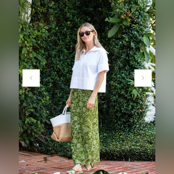 NWT Julia Amory Antibes White Women's Button Down Size Small - Picture 5 of 10